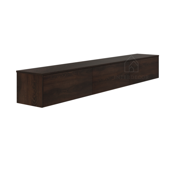 TV meubel zwevend 240cm - Elegance Collection - Walnut Oak