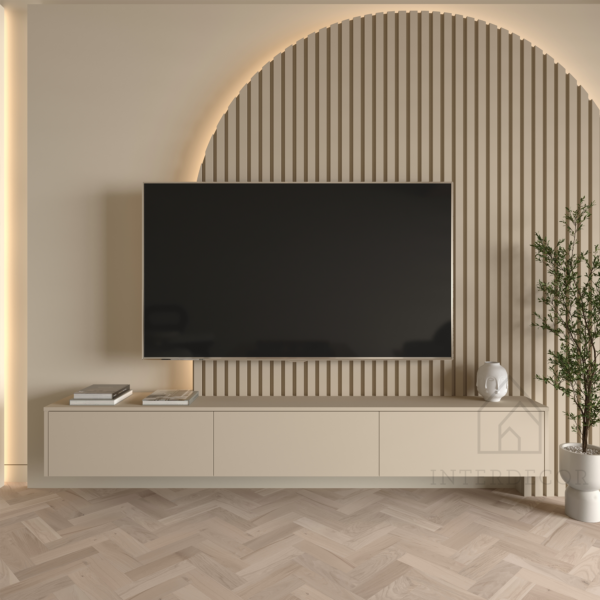 TV meubel zwevend 180cm - Elegance Collection - Dune